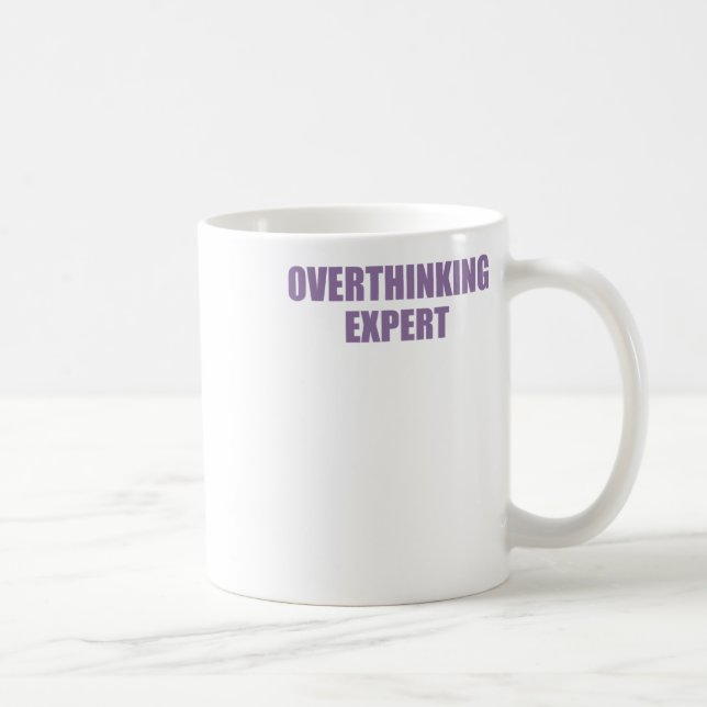 Lönsam mentalhälsooffert, övertänkande expertis St Kaffemugg (Höger)