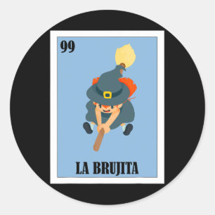 Lönsam mexikansk design för Cinco De Mayo - La Bru Runt Klistermärke