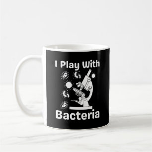 Lönsam mikrobiolog jag leker med bakterier kaffemugg