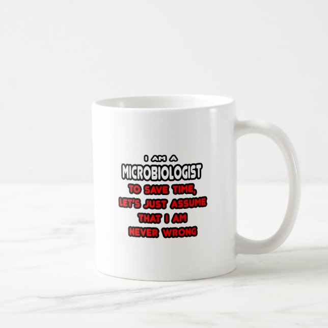 Lönsam mikrobiolog T-Shirts och Gifts Kaffemugg (Höger)