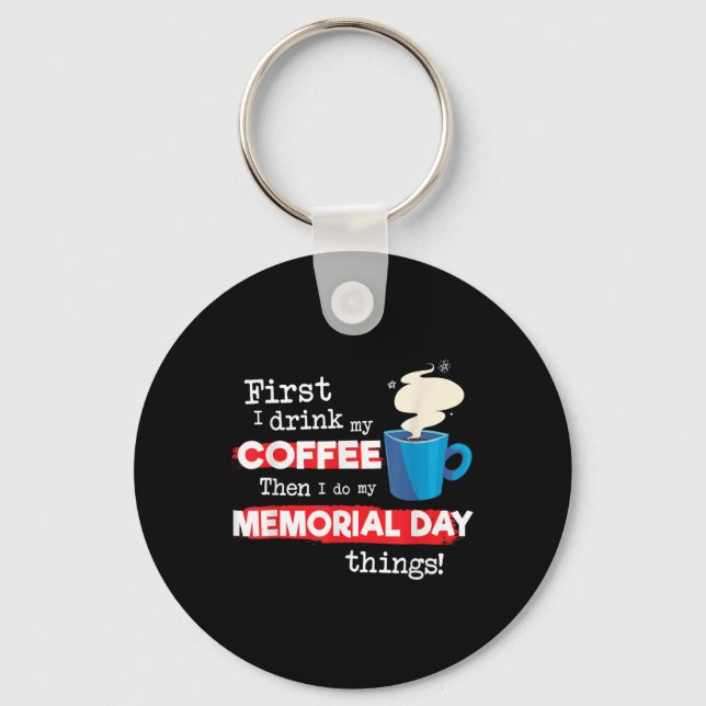 Lönsam minnesdag, men första kaffefras nyckelring (Framsida)