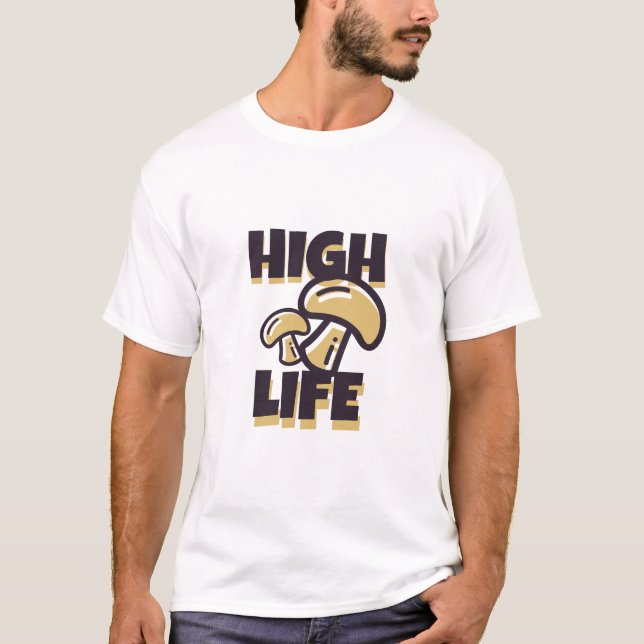 Lönsam modern Coola med hög livslängd T Shirt (Framsida)