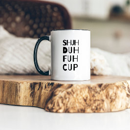 Lönsam modern, minimal, fet typografi Två-Tonad mugg