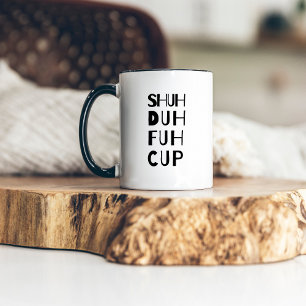 Lönsam modern, minimal, fet typografi Två-Tonad mugg
