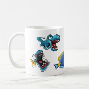 Lönsam Modig Kid Mugg Ocean Sea Shark Fiske Tale G