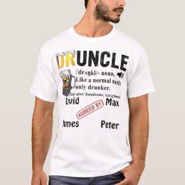 Lönsam morbror-definition uppdelad till Funcle Gun T Shirt