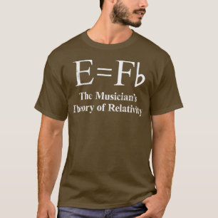Lönsam musiker E är lika med en platt sinnesstämni T Shirt