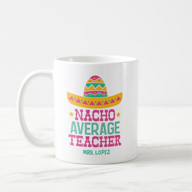 Lönsam Nacho Genomsnittlig läraruppskattning Kaffemugg (Vänster)
