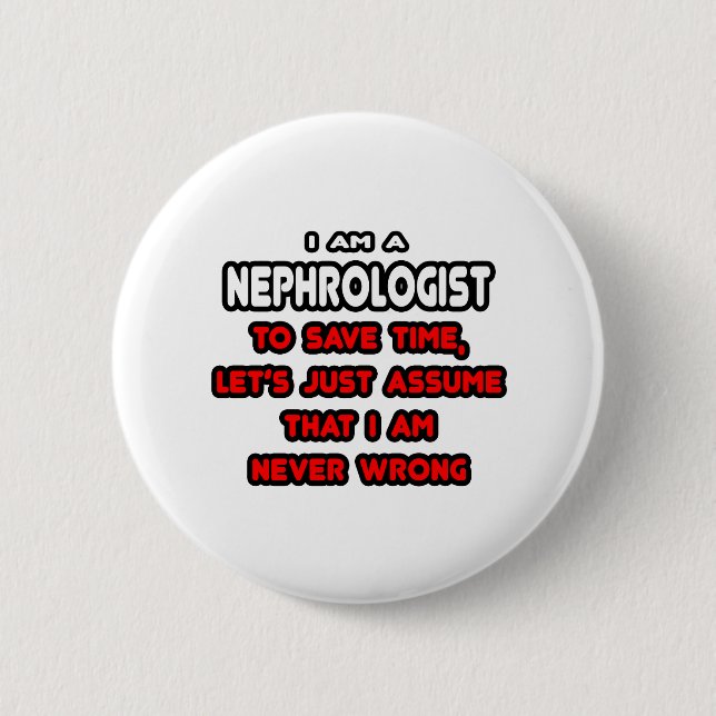 Lönsam nephrolog T-Shirts och Gifts Knapp (Framsida)