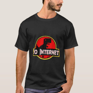 Lönsam Nerdy No Internet Dinosaur Computer Science T Shirt