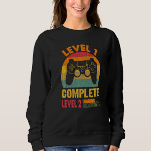 Lönsam nivå 1 Fullständig Vintage Retro 1st Bröllo T Shirt