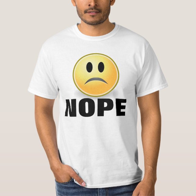 Lönsam NOPE T-shirts Grumpy (Framsida)