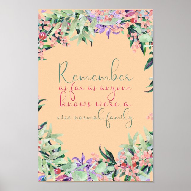 Lönsam normal familjekurs poster (Framsidan)