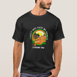 Lönsam Novelty Gift Idea I KONSUMENTERAR MIN ENEMI T Shirt