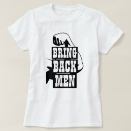 Lönsam Novelty Kvinnoväxel BACK MANAR T Shirt