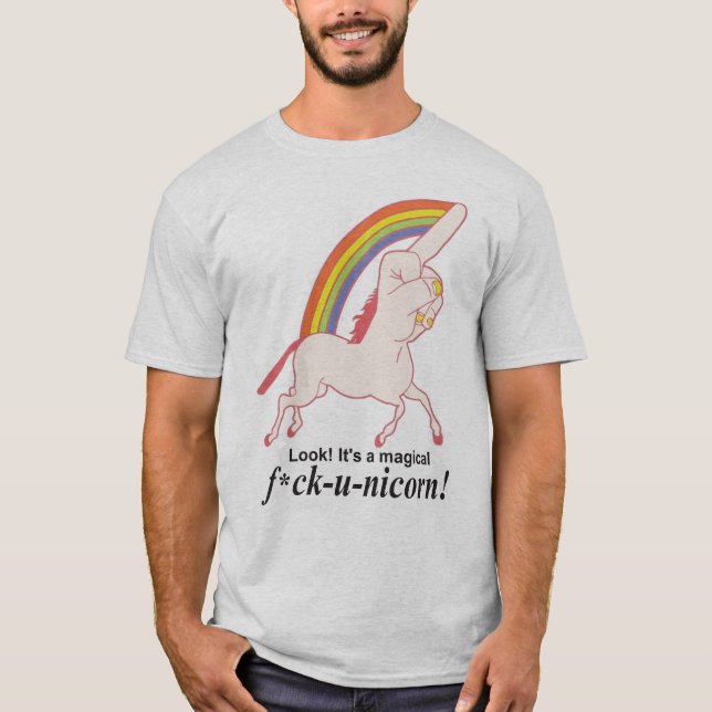Lönsam Novelty Unicorn Tee (Framsida)