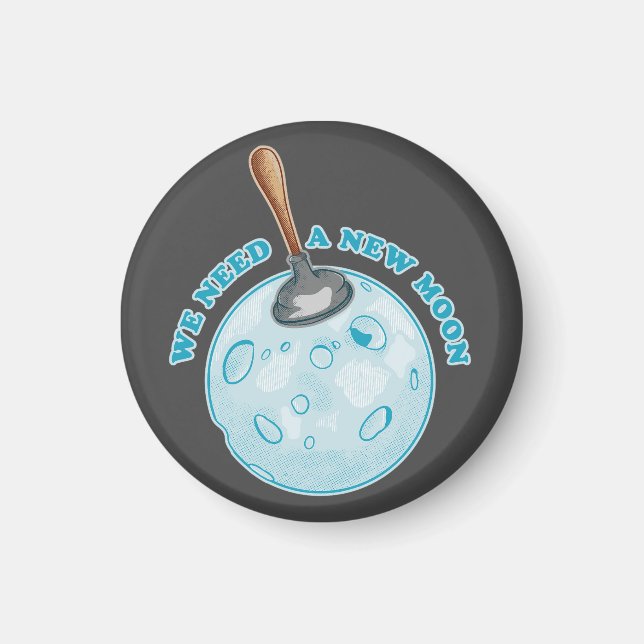 Lönsam ny måne-astronomi magnet (Framsidan)