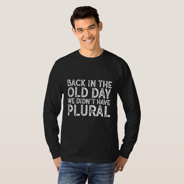 Lönsam nybörjare tillbaka i den gamla typografin tee shirt (Hel framsida)