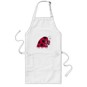 Lönsam och euforisk Ladybug-målning Långt Förkläde