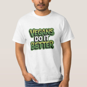Lönsam och fet Vegan Lifestyle Graphics T Shirt
