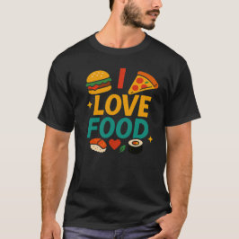 Lönsam och relativ Tee I Kärlek Food Shirt