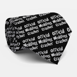 Lönsam Officiell Bröllop Crasher Black and White Slips