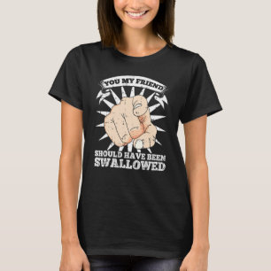Lönsam olämplig Vuxen humor Sarcastic Rude Gag T Shirt