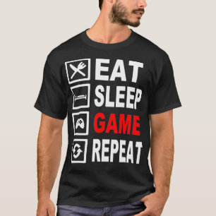 Lönsam omgång till viloläge Upprepa t för videospe Shirt