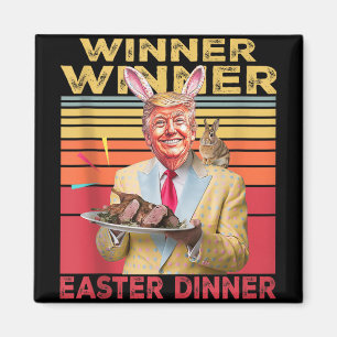 Lönsam ordförande Trump Winner Winner Påsk Middag Magnet