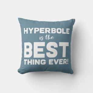 Lönsam Ordlek hyperbol är bästa typografiska bild Kudde
