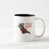 Lönsam Otter Space Animal Tecknad och Humor