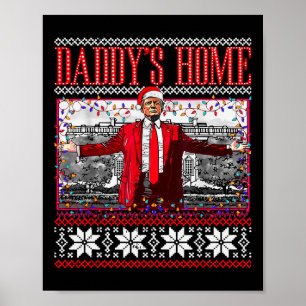 Lönsam Pappor HemTrump Ugly jul-sötare Xm Poster