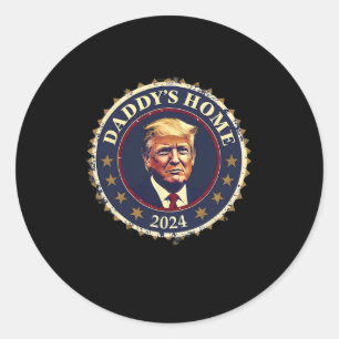 Lönsam Pappor Home 2024 Trump Vi Won Took America Runt Klistermärke