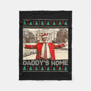 Lönsam Pappor Home Trump Ugly jul Julafton Pajam Fleecefilt