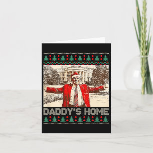 Lönsam Pappor Home Trump Ugly jul Julafton Pajam Kort