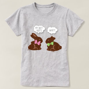Lönsam Påskhare Chocolate T Shirt