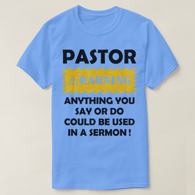 Lönsam pastor Christian Jesus Believer T Shirt (Design framsida)