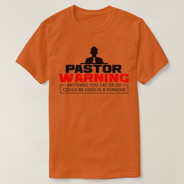 Lönsam pastor Christian Jesus Believer T Shirt (Design framsida)