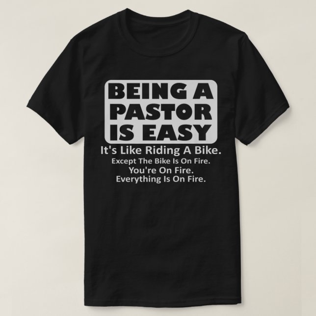 Lönsam pastor Jesus, pastor Känsla kristen T Shirt (Design framsida)