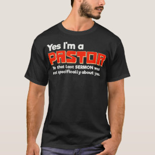 Lönsam pastor Underbar Fars dag Gift for Preacher T Shirt