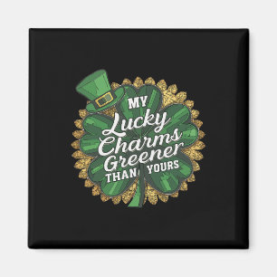 Lönsam patricks Dag min Lucky Charm Greener än du Magnet
