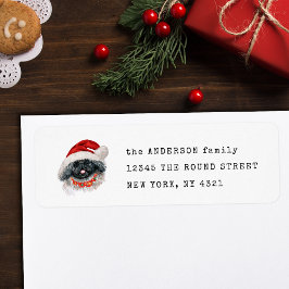 Lönsam Pekingese-Returadress för julgranar Returadress Etikett