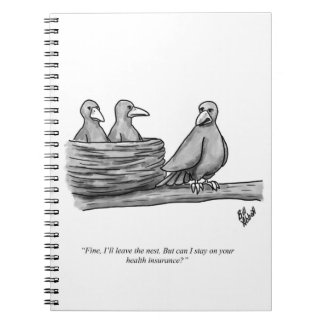 Lönsam Percenters Empty Nester Parating Humor Anteckningsbok