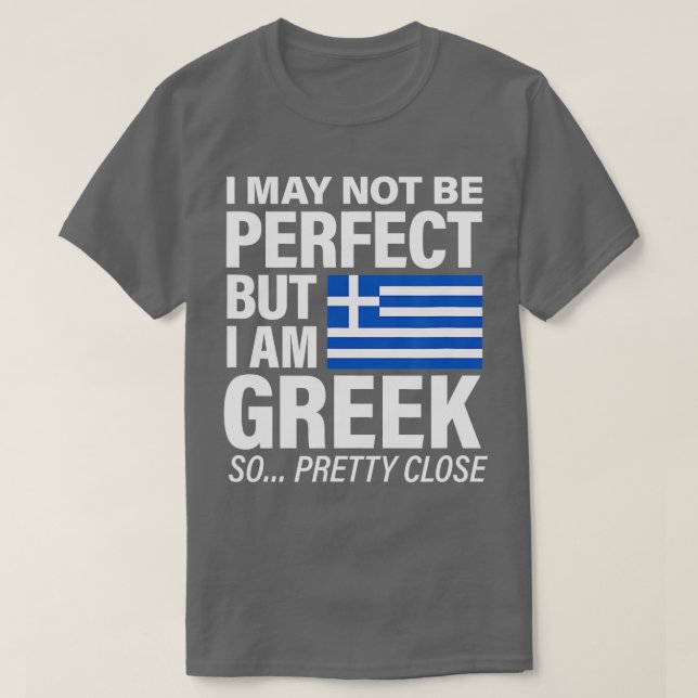 Lönsam Perfekt Grekiska Flagga Design I Kärlek Gre T Shirt (Design framsida)