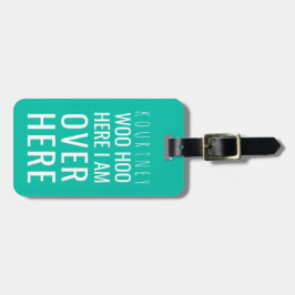 Lönsam Personlig Bag-varning | HUMOR GRÖNT Bagagebricka