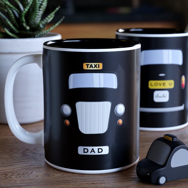 Lönsam Personlig Black Taxi Cab Coffee Mugg (Skapare uppladdad)