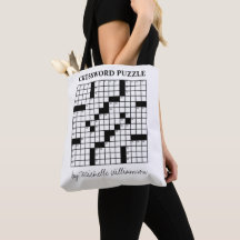 Lönsam Personlig Black White Crossword Puzzle