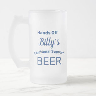 Lönsam Personlig Frosted Glass Beer Mugg