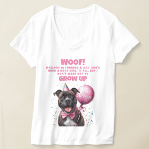 Lönsam Personlig Hund Birthday Mamma T Shirt