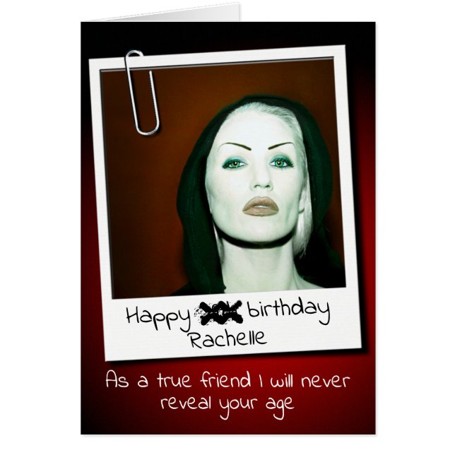 Lönsam Personlig Kort för riktig ålder (Framsidan)